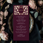 Monografische Hochzeit von Sword & Shield Menükarte<br><div class="desc">Mit diesem Royal Sword & Shield Medieval Fantasy Monogram laden Sie Ihre Hochzeitsgäste ein. Dieses Design eignet sich perfekt für Paare, die eine authentische, aber moderne mittelalterliche Fantasy-Ästhetik suchen. Personalisieren Sie den Text, den Schriftart und die Farben, um Ihre Designeinstellungen zu Anzug zu bringen. Matching Items in unserem Shop für...</div>