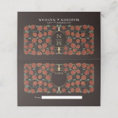 Monografische Hochzeit von Sword & Shield Platzkarte (Außenseite Aufgefaltet)