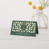 Monografische Hochzeit von Sword & Shield Platzkarte (Rückseite)