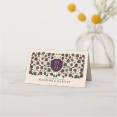 Monografische Hochzeit von Sword & Shield Platzkarte (Rückseite)