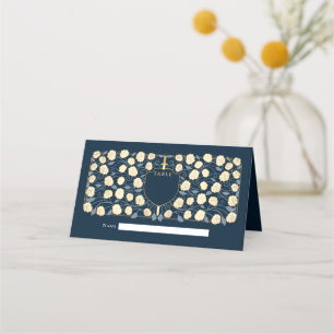 Monografische Hochzeit von Sword & Shield Platzkarte
