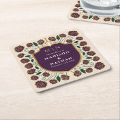Monografische Hochzeit von Sword & Shield Rechteckiger Pappuntersetzer (angewinkelt)