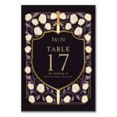 Monografische Hochzeit von Sword & Shield Tischnummer (Rückseite)