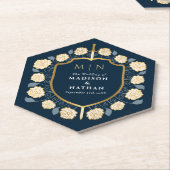 Monografische Hochzeit von Sword & Shield Untersetzer (angewinkelt)