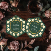 Monografische Hochzeit von Sword & Shield Untersetzer