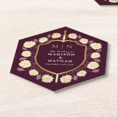 Monografische Hochzeit von Sword & Shield Untersetzer (angewinkelt)