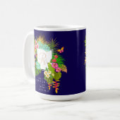 Monografische Navy Kaffeetasse (Vorderseite Links)