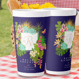 Monografische Navy Milchtasse