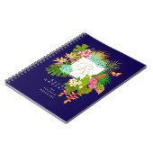 Monografische Navy Notizblock (Linke Seite)