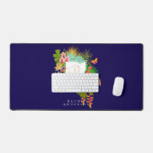 Monografische Navy Schreibtischunterlage (Tastatur & Maus)