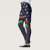 Monografischer 4. Juli Unabhängigkeitstag 19. Juni Leggings (Links)