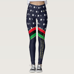 Monografischer 4. Juli Unabhängigkeitstag 19. Juni Leggings