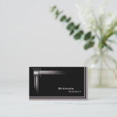 Monografisches Floating-Counter Würfel - Moderne, Visitenkarte (Stehend Vorderseite)