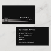 Monografisches Floating-Counter Würfel - Moderne, Visitenkarte (Vorne/Hinten)