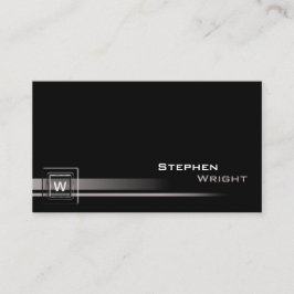 Monografisches Floating-Counter Würfel - Moderne,  Visitenkarte