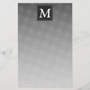 Monografisches Kreismuster Briefpapier