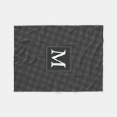 Monografisches Kreismuster Fleecedecke (Vorderseite (Horizontal))