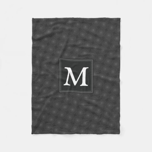 Monografisches Kreismuster Fleecedecke (Vorderseite)