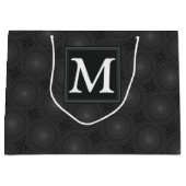 Monografisches Kreismuster Große Geschenktüte (Vorderseite)