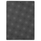 Monografisches Kreismuster Klemmbrett (Rückseite)