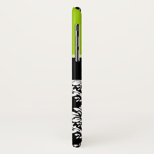 Monografisches Monogramm des muschelgrünen Damasku Case-Mate iPhone Hülle (Hinten/Links)