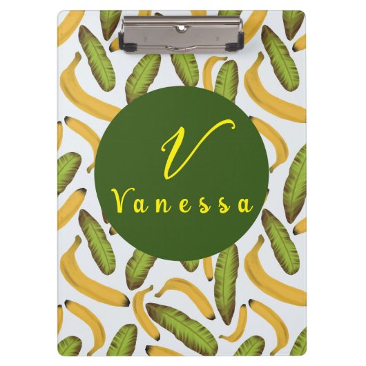 Monografisches Monographie-Skript für das tropisch Klemmbrett (Vorderseite)