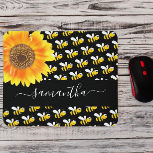 Monografisches Skript für Sonnenblumen Mousepad