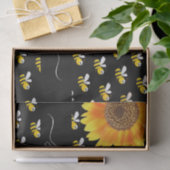 Monografisches Skript für Sonnenblumen Seidenpapier (Geschenk)