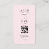 Monografisches Syndrom Visitenkarte (Rückseite)