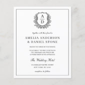 Monografisches Wappen-Hochzeitsstich (Vorderseite)