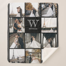 Monogram 11 Square Foto Schwarz Sherpadecke