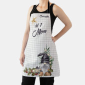 Monogram #1 Mama Weihnachtswasserfarbe Gnome Schür Schürze (InSitu)