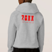 Monogram 20XX Hello Winter Holiday Snowflake Hoodie (Rückseite)