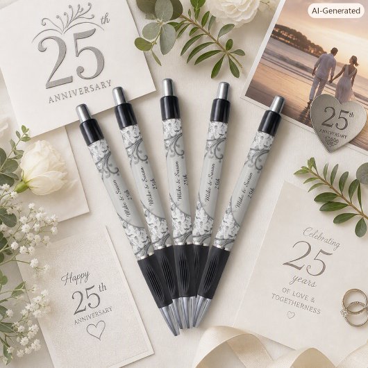 Monogram 25-Jubiläum-Keepake-Pen Kugelschreiber
