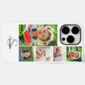 Monogram 5 Foto Collage Name iPhone / iPad Gehäuse Case-Mate iPhone Hülle (Rückseite (Horizontal))
