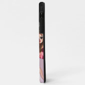 Monogram 6-Foto Collage Aquamarin iPhone Case (Hinten/Links)