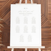 Monogram 8 Tables Seekartenrahmen Poster