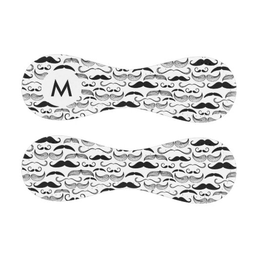 Monogram A Gentlemen's Club. Mustache Muster 2 Baseball (Paneele)