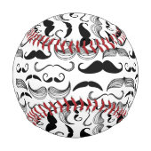 Monogram A Gentlemen's Club. Mustache Muster 2 Baseball (Vorderseite)