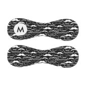 Monogram A Gentlemen's Club. Mustache-Muster Baseball (Paneele)