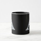 Monogram A Imitate Diamond Tasse (Zentrum)
