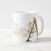 Monogram "A" Jumbo Tasse Soup Ice Cream (Vorderseite Rechts)