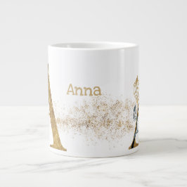 Monogram "A" Jumbo Tasse Soup Ice Cream