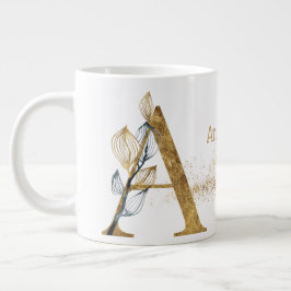 Monogram "A" Jumbo Tasse Soup Ice Cream