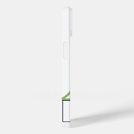 Monogram A Lavender Eucalyptus Case-Mate iPhone Ca Hülle (Rückseite / Rechts)