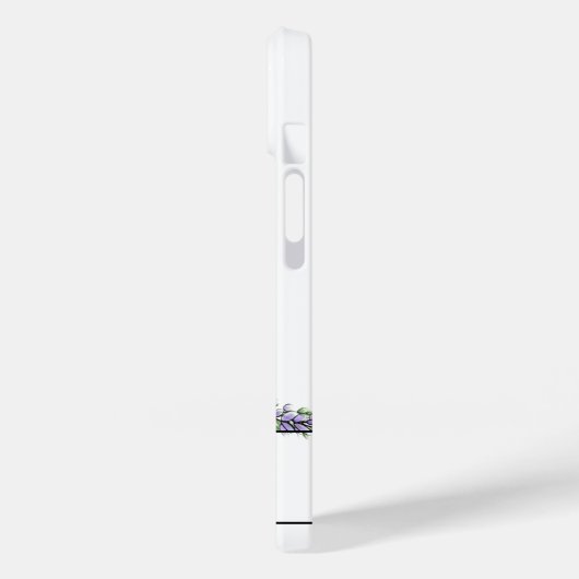 Monogram A Lavender Eucalyptus Case-Mate iPhone Ca Hülle (Rückseite / Links)