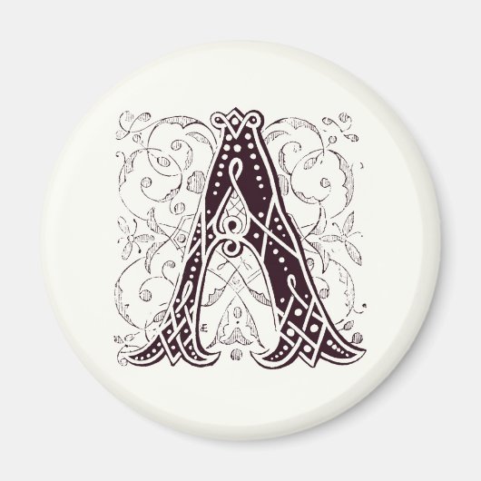 Monogram A Magnet (Vorne)