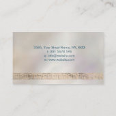 Monogram Abalone Gold Visitenkarte (Rückseite)