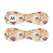 Monogram Abstract Elegance Blumenmuster 4 Baseball (Paneele)