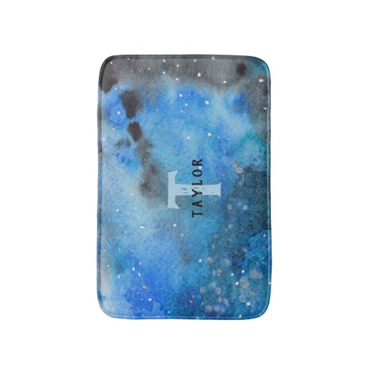 Monogram Abstrakt Art Badematte (Vorderseite Vertikal)